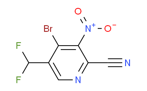 AM126042 | 1806922-67-7 | 4-Bromo-2-cyano-5-(difluoromethyl)-3-nitropyridine