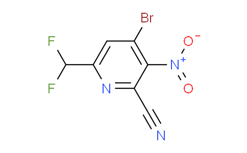 AM126043 | 1804661-26-4 | 4-Bromo-2-cyano-6-(difluoromethyl)-3-nitropyridine