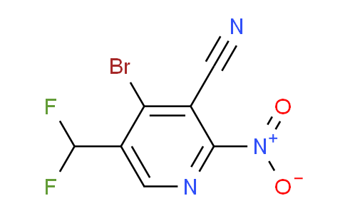 AM126045 | 1805344-24-4 | 4-Bromo-3-cyano-5-(difluoromethyl)-2-nitropyridine