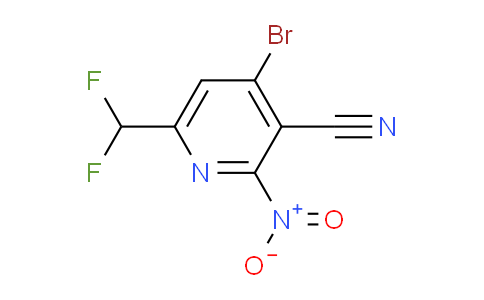 AM126046 | 1806046-50-3 | 4-Bromo-3-cyano-6-(difluoromethyl)-2-nitropyridine