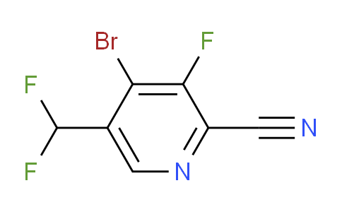 AM126048 | 1806042-16-9 | 4-Bromo-2-cyano-5-(difluoromethyl)-3-fluoropyridine