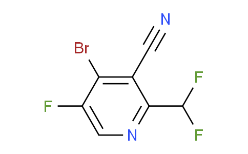 AM126050 | 1806042-22-7 | 4-Bromo-3-cyano-2-(difluoromethyl)-5-fluoropyridine