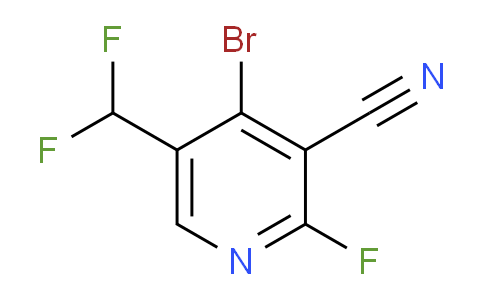 AM126051 | 1805229-13-3 | 4-Bromo-3-cyano-5-(difluoromethyl)-2-fluoropyridine