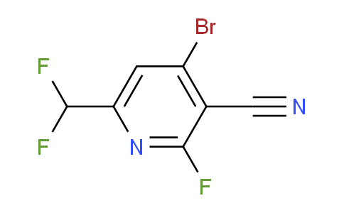 AM126052 | 1806042-31-8 | 4-Bromo-3-cyano-6-(difluoromethyl)-2-fluoropyridine