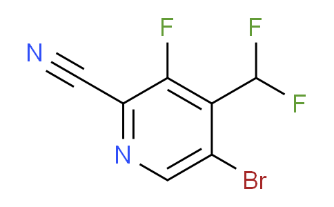 AM126054 | 1806993-09-8 | 5-Bromo-2-cyano-4-(difluoromethyl)-3-fluoropyridine