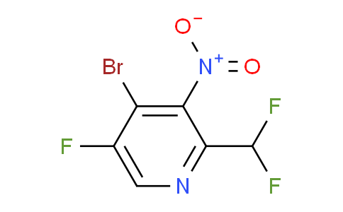 AM126057 | 1805337-92-1 | 4-Bromo-2-(difluoromethyl)-5-fluoro-3-nitropyridine