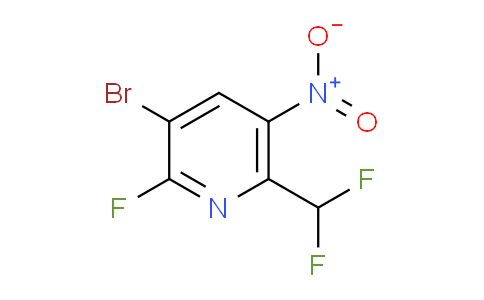 AM126064 | 1804635-85-5 | 3-Bromo-6-(difluoromethyl)-2-fluoro-5-nitropyridine