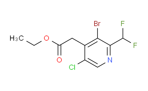 AM126068 | 1805357-10-1 | Ethyl 3-bromo-5-chloro-2-(difluoromethyl)pyridine-4-acetate