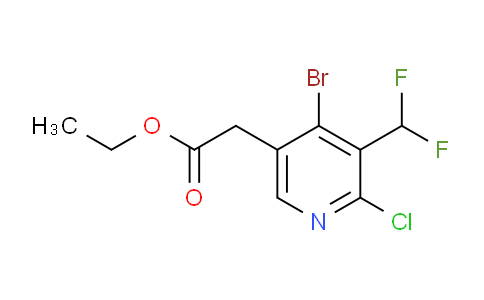 AM126071 | 1806844-86-9 | Ethyl 4-bromo-2-chloro-3-(difluoromethyl)pyridine-5-acetate