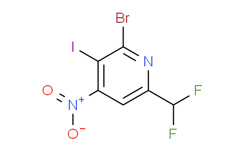 AM126084 | 1805919-81-6 | 2-Bromo-6-(difluoromethyl)-3-iodo-4-nitropyridine