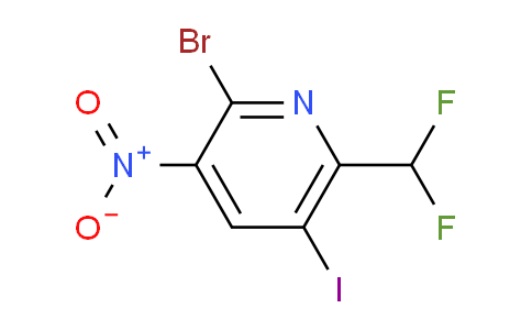 AM126086 | 1805240-24-7 | 2-Bromo-6-(difluoromethyl)-5-iodo-3-nitropyridine
