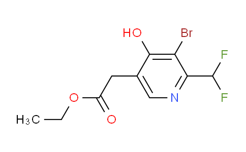 AM126087 | 1806875-02-4 | Ethyl 3-bromo-2-(difluoromethyl)-4-hydroxypyridine-5-acetate