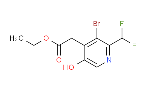 AM126089 | 1805349-94-3 | Ethyl 3-bromo-2-(difluoromethyl)-5-hydroxypyridine-4-acetate