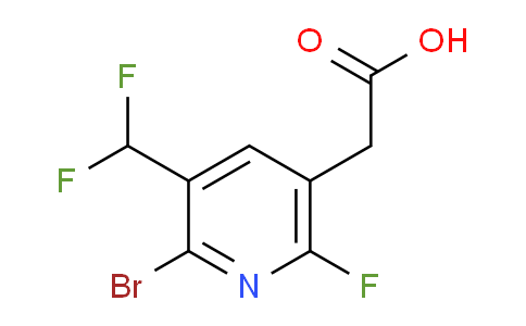 AM126098 | 1805401-61-9 | 2-Bromo-3-(difluoromethyl)-6-fluoropyridine-5-acetic acid