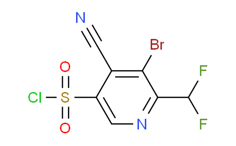 AM126099 | 1806902-69-1 | 3-Bromo-4-cyano-2-(difluoromethyl)pyridine-5-sulfonyl chloride