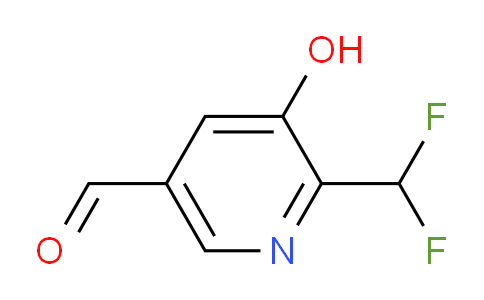 AM12610 | 1805275-48-2 | 2-(Difluoromethyl)-3-hydroxypyridine-5-carboxaldehyde