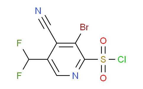 AM126100 | 1807001-35-9 | 3-Bromo-4-cyano-5-(difluoromethyl)pyridine-2-sulfonyl chloride