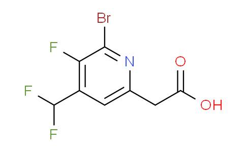 AM126101 | 1804639-33-5 | 2-Bromo-4-(difluoromethyl)-3-fluoropyridine-6-acetic acid