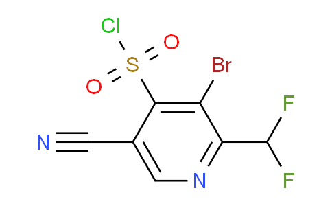 AM126104 | 1807001-38-2 | 3-Bromo-5-cyano-2-(difluoromethyl)pyridine-4-sulfonyl chloride