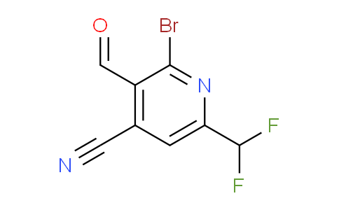 AM126108 | 1806829-15-1 | 2-Bromo-4-cyano-6-(difluoromethyl)pyridine-3-carboxaldehyde