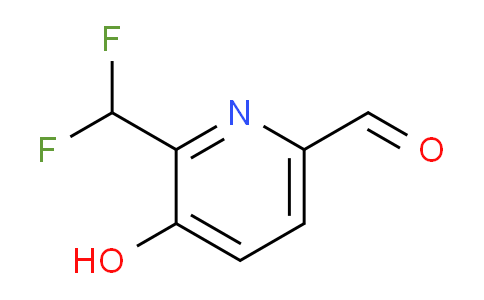 AM12611 | 1805037-49-3 | 2-(Difluoromethyl)-3-hydroxypyridine-6-carboxaldehyde