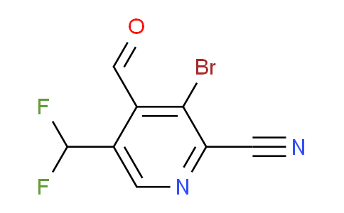 AM126116 | 1806829-27-5 | 3-Bromo-2-cyano-5-(difluoromethyl)pyridine-4-carboxaldehyde