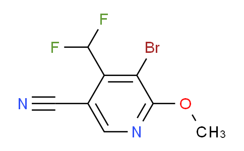 AM126121 | 1805438-92-9 | 3-Bromo-5-cyano-4-(difluoromethyl)-2-methoxypyridine
