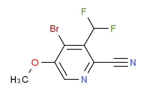 AM126123 | 1804845-34-8 | 4-Bromo-2-cyano-3-(difluoromethyl)-5-methoxypyridine
