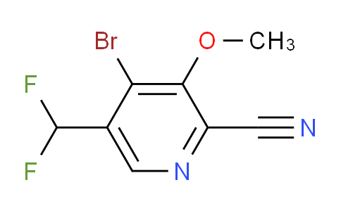 AM126124 | 1806994-13-7 | 4-Bromo-2-cyano-5-(difluoromethyl)-3-methoxypyridine