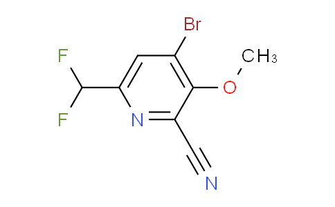 AM126125 | 1805438-95-2 | 4-Bromo-2-cyano-6-(difluoromethyl)-3-methoxypyridine