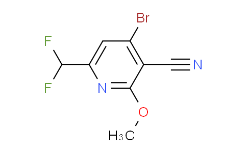AM126128 | 1805230-98-1 | 4-Bromo-3-cyano-6-(difluoromethyl)-2-methoxypyridine