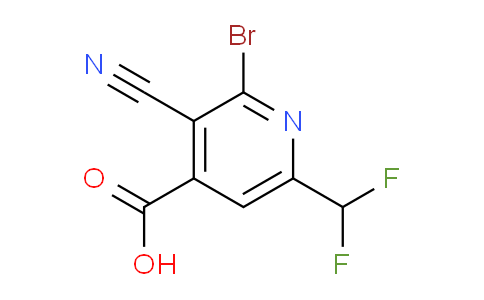 AM126129 | 1805354-37-3 | 2-Bromo-3-cyano-6-(difluoromethyl)pyridine-4-carboxylic acid