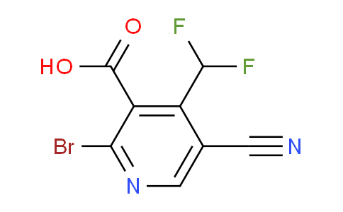 AM126134 | 1804842-45-2 | 2-Bromo-5-cyano-4-(difluoromethyl)pyridine-3-carboxylic acid
