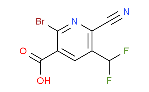 AM126138 | 1806829-75-3 | 2-Bromo-6-cyano-5-(difluoromethyl)pyridine-3-carboxylic acid