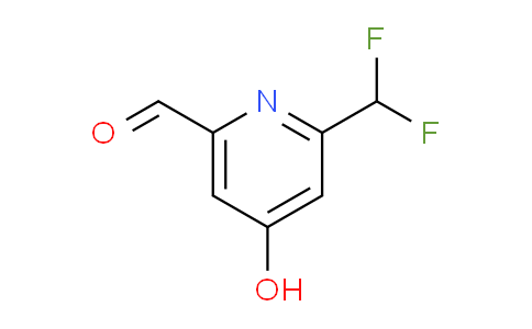 AM12614 | 1805275-53-9 | 2-(Difluoromethyl)-4-hydroxypyridine-6-carboxaldehyde