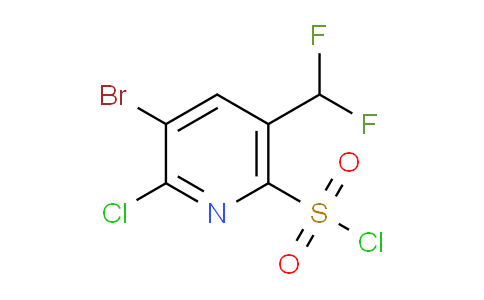 AM126141 | 1807001-46-2 | 3-Bromo-2-chloro-5-(difluoromethyl)pyridine-6-sulfonyl chloride