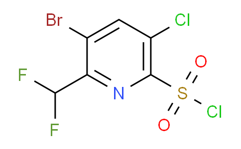 AM126142 | 1804658-10-3 | 3-Bromo-5-chloro-2-(difluoromethyl)pyridine-6-sulfonyl chloride