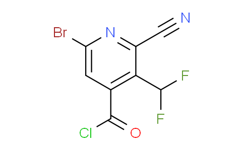 AM126143 | 1804634-24-9 | 6-Bromo-2-cyano-3-(difluoromethyl)pyridine-4-carbonyl chloride