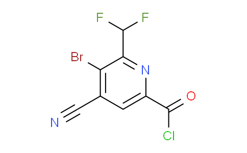 AM126153 | 1805371-74-7 | 3-Bromo-4-cyano-2-(difluoromethyl)pyridine-6-carbonyl chloride