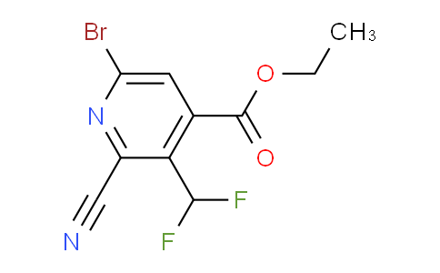 AM126161 | 1804464-38-7 | Ethyl 6-bromo-2-cyano-3-(difluoromethyl)pyridine-4-carboxylate