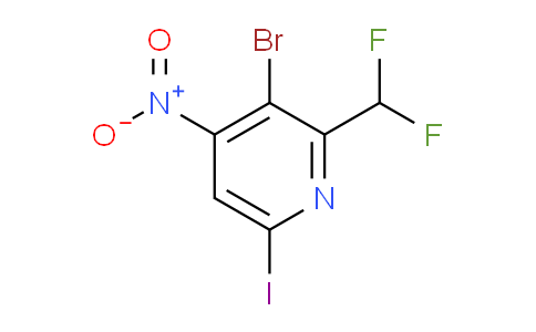 AM126164 | 1807004-92-7 | 3-Bromo-2-(difluoromethyl)-6-iodo-4-nitropyridine