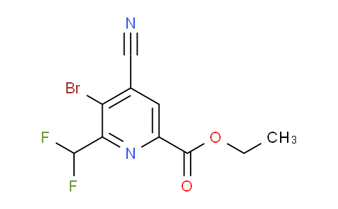 AM126169 | 1805431-91-7 | Ethyl 3-bromo-4-cyano-2-(difluoromethyl)pyridine-6-carboxylate