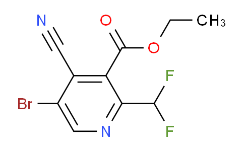 AM126171 | 1805431-97-3 | Ethyl 5-bromo-4-cyano-2-(difluoromethyl)pyridine-3-carboxylate
