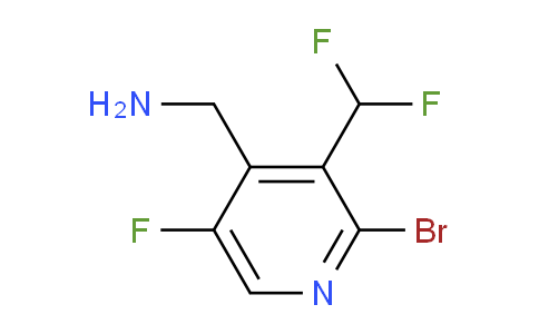 4-(Aminomethyl)-2-bromo-3-(difluoromethyl)-5-fluoropyridine