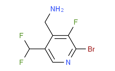 4-(Aminomethyl)-2-bromo-5-(difluoromethyl)-3-fluoropyridine