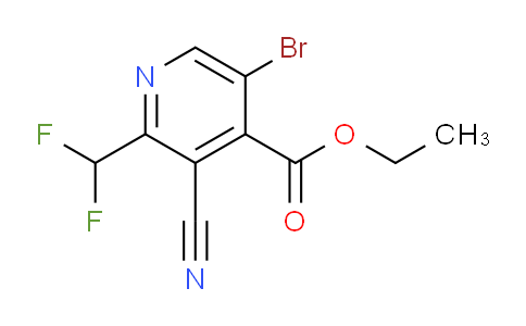 AM126180 | 1804843-75-1 | Ethyl 5-bromo-3-cyano-2-(difluoromethyl)pyridine-4-carboxylate