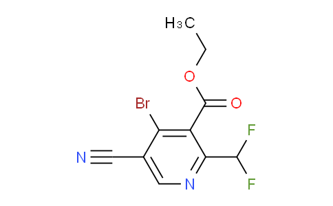 AM126188 | 1804493-14-8 | Ethyl 4-bromo-5-cyano-2-(difluoromethyl)pyridine-3-carboxylate