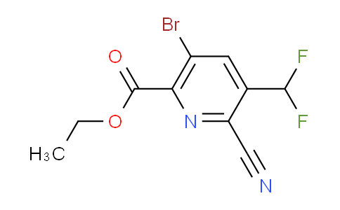 AM126190 | 1806917-19-0 | Ethyl 5-bromo-2-cyano-3-(difluoromethyl)pyridine-6-carboxylate