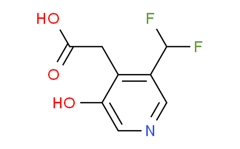3-(Difluoromethyl)-5-hydroxypyridine-4-acetic acid