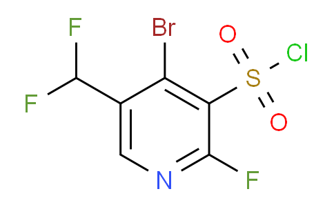 AM126213 | 1804657-22-4 | 4-Bromo-5-(difluoromethyl)-2-fluoropyridine-3-sulfonyl chloride